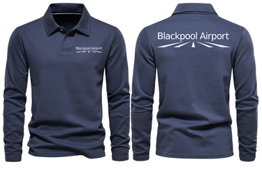 BLACKPOOL AIRPORT LONG SLEEVE POLO
